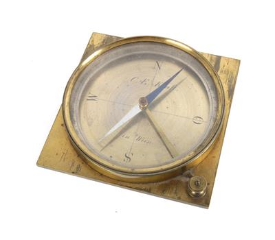 Messtischbussole (Kompass) von Carl Eduard Kraft - Antiquitäten