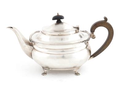 Birminghamer Silber Teekanne, - Antiquitäten