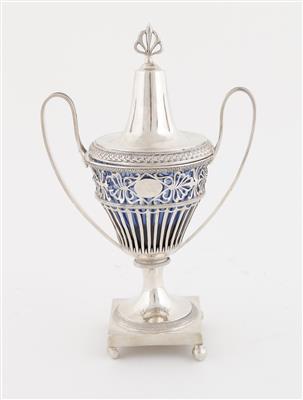 Französischer Silber Gewürzaufsatz, - Antiques