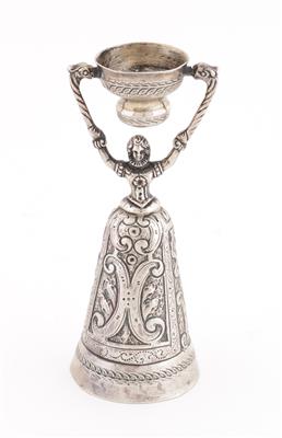 Silber Historismus Jungfrauenbecher, - Antiquariato