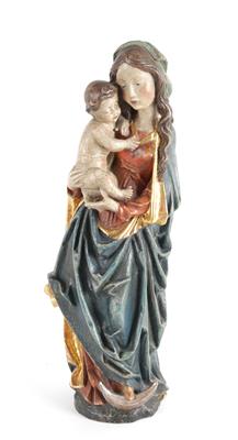 Madonna mit Kind, - Antiquariato