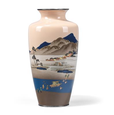 Cloisonné Vase, - Japanische Kunst