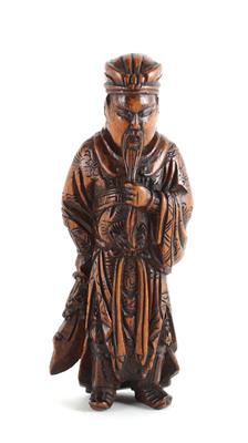 Netsuke des Kan'u, Japan, 19. Jh. - Japanische Kunst