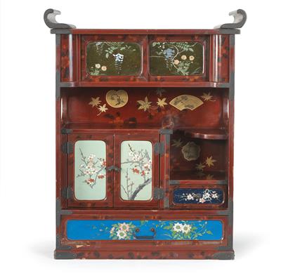 Tisch-Kabinett, - Antiques