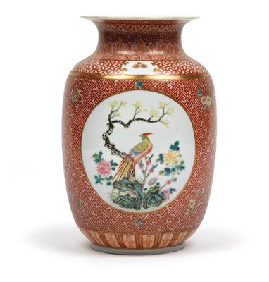 Famille rose Vase - Antiquariato