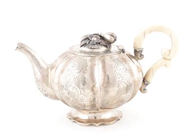 Holländische Silber Teekanne, - Antiques