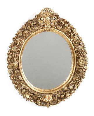 Ovaler Spiegelrahmen, - Antiques