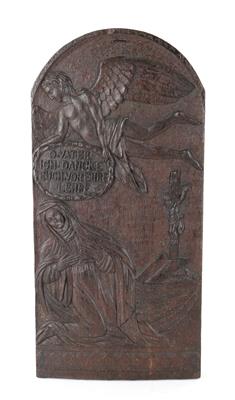 Relief Votivtafel, - Antiques