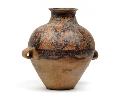 Gefäß (guan), China, Neolithikum, Majiayao Kultur (ca. 3300-2050 v. Chr.) - Antiquariato