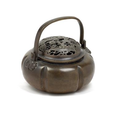 Großer Bronze Handwärmer, China, Xuande Marke, 18./19. Jh. - Antiques