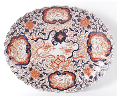 Ovale Imari Schale, - Asiatische und islamische Kunst