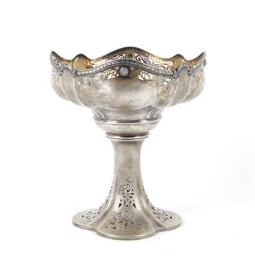 Silber Aufsatzschale, - Antiques