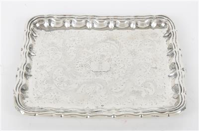 Silber Tablett, - Antiques