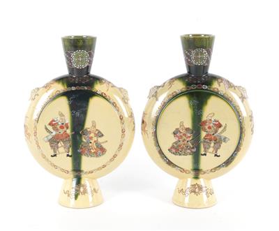 Paar Satsuma Vasen, - Antiques
