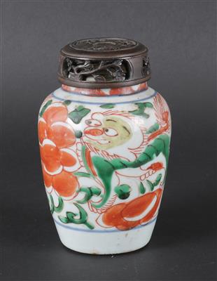 Wucai Vase, - Starožitnosti