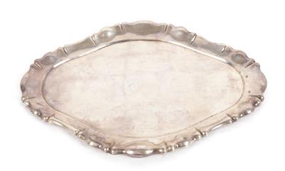 Pester Silber Tablett, - Antiquitäten