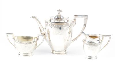 Schwedische Silber Kaffeegarnitur, - Antiques