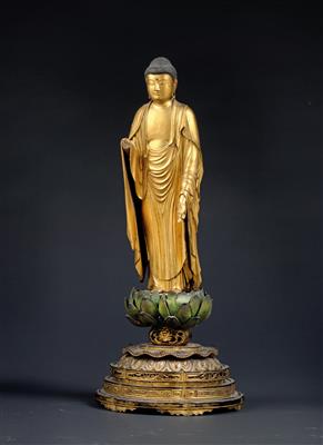 Stehende Figur des Buddha Amida, Japan, Edo Periode - Starožitnosti