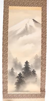 Japan, kakemono (Rollbild), Mitte 20. Jh., - Antiquariato