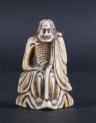 Netsuke eines Rakan, Japan, 18. Jh. - Antiquariato