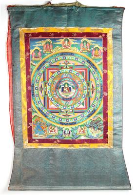 Tsongkhapa Mandala, Nepal, 2. Hälfte 20. Jh. - Antiquariato