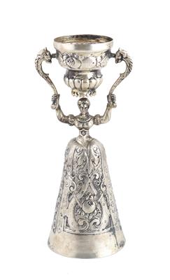 Deutscher Silber Brautbecher, - Antiques