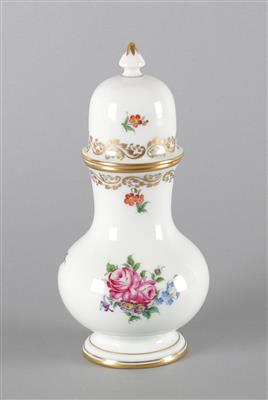 Deckelvase, - Antiques