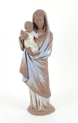 Madonna mit Kind, - Antiquariato