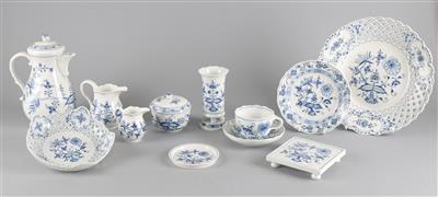 Zwiebelmuster-Kaffeeservice, - Antiques