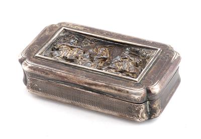 Wiener Silber Deckeldose von 1856, - Silver