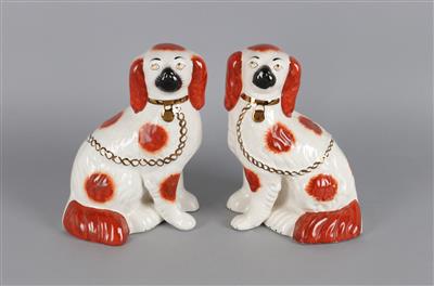 1 Paar Comforter Spaniels, - Antiques