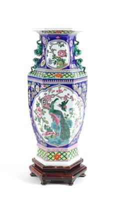 Famille rose Vase, - Starožitnosti