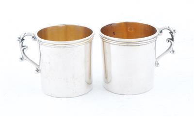 2 Schnapsbecher, - Antiques