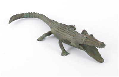 Bronze Krokodil, - Antiquitäten