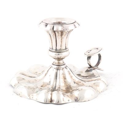 Wiener Silber Kerzenleuchter von 1855, - Silver