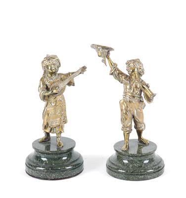 2 Statuetten, - Antiques