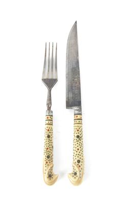 Messer und Gabel, - Antiques