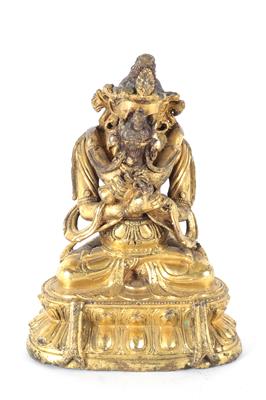 Vajrasattva in yab-yum, - Antiques