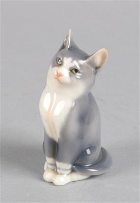 Sitzende Katze, - Antiquariato