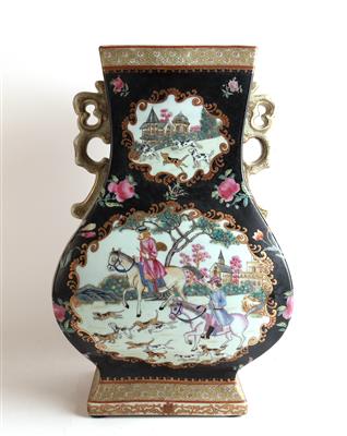 Famille rose Vase, - Antiques