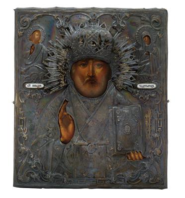 Moskauer Ikone, - Antiquitäten