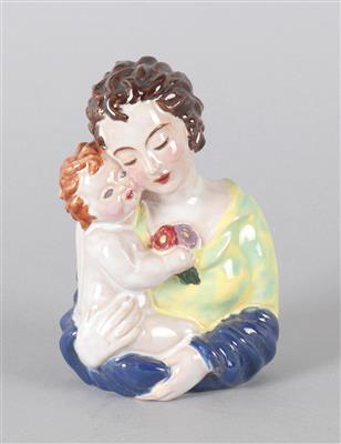 Mutter mit Kind-Büste, - Summer auction Antiques