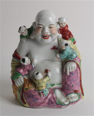 Buddha mit Kindern, - Sommerauktion Antiquitäten