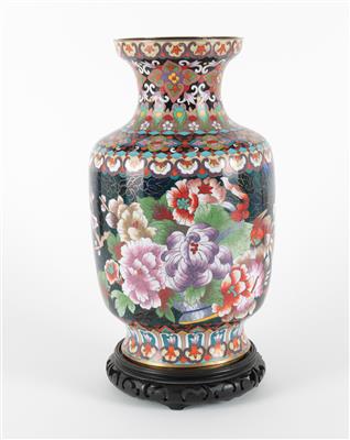 Cloisonné Vase, - Sommerauktion Antiquitäten