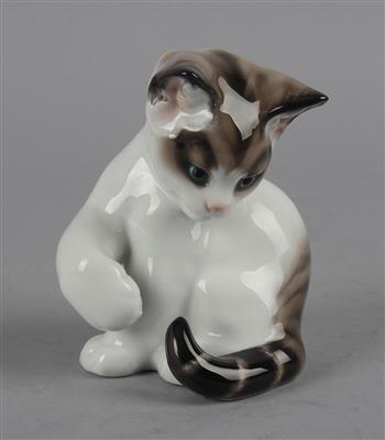 Sitzende Katze, - Summer auction Antiques