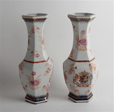 Paar Vasen, - Letní aukce Starožitnosti
