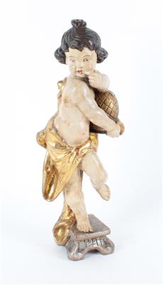 Putto mit Bienenkorb, - Starožitnosti