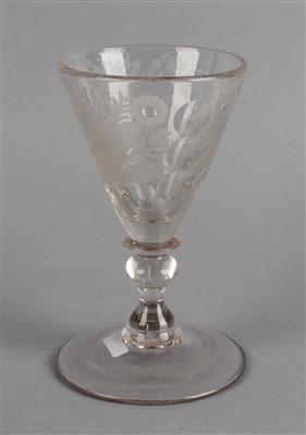 Barockes Kelchglas, - Antiquitäten