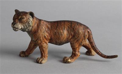 Bronze Tiger, - Antiquitäten