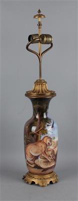 Tischlampe, - Glass, porcelain and ceramics